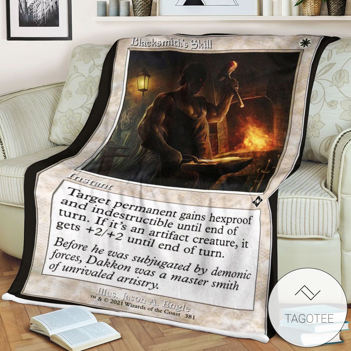 Mh2 381 Blacksmith S Skill Mtg Game Magic The Gathering Blanket Mh2 381 Blacksmith S Skill Mtg Game Magic The Gathering Blanket
