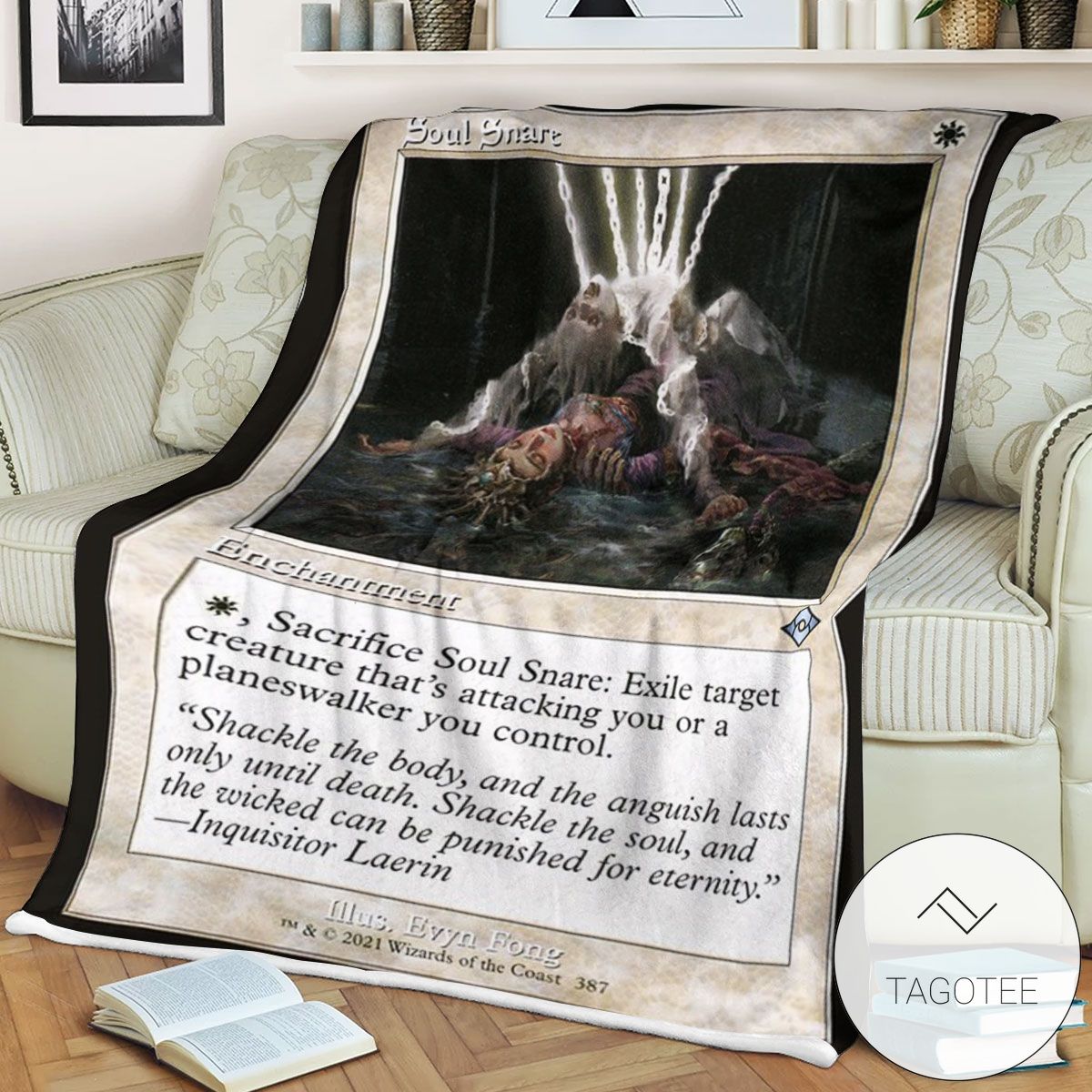 Mh2 387 Soul Snare Mtg Game Magic The Gathering Blanket Mh2 387 Soul Snare Mtg Game Magic The Gathering Blanket