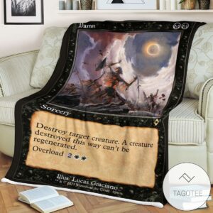 Mh2 396 Damn Mtg Game Magic The Gathering Blanket