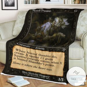 Mh2 399 Nested Shambler Mtg Game Magic The Gathering Blanket