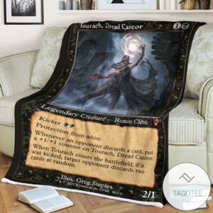 Mh2 402 Tourach Dread Cantor Mtg Game Magic The Gathering Blanket