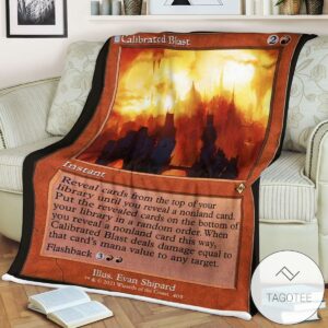 Mh2 405 Calibrated Blast Mtg Game Magic The Gathering Blanket