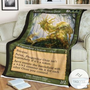 Mh2 409 Aeve Progenitor Ooze Mtg Game Magic The Gathering Blanket