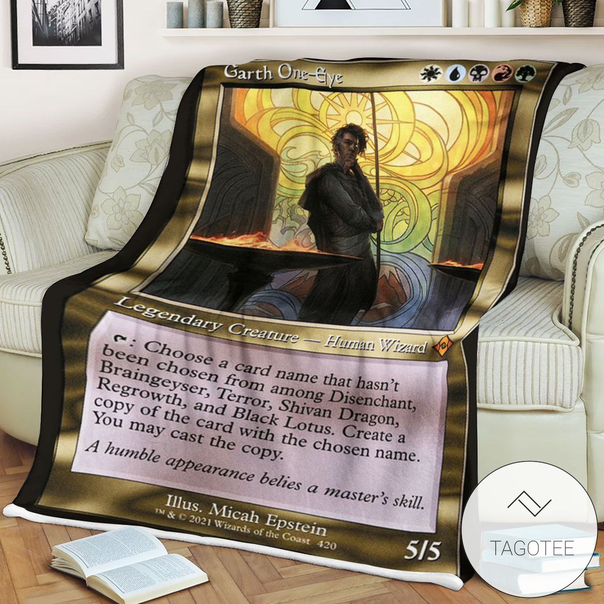 Mh2 420 Garth One Eye Mtg Game Magic The Gathering Blanket Mh2 420 Garth One Eye Mtg Game Magic The Gathering Blanket