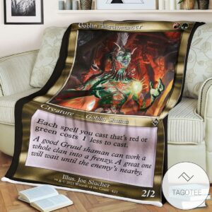 Mh2 421 Goblin Anarchomancer Mtg Game Magic The Gathering Blanket