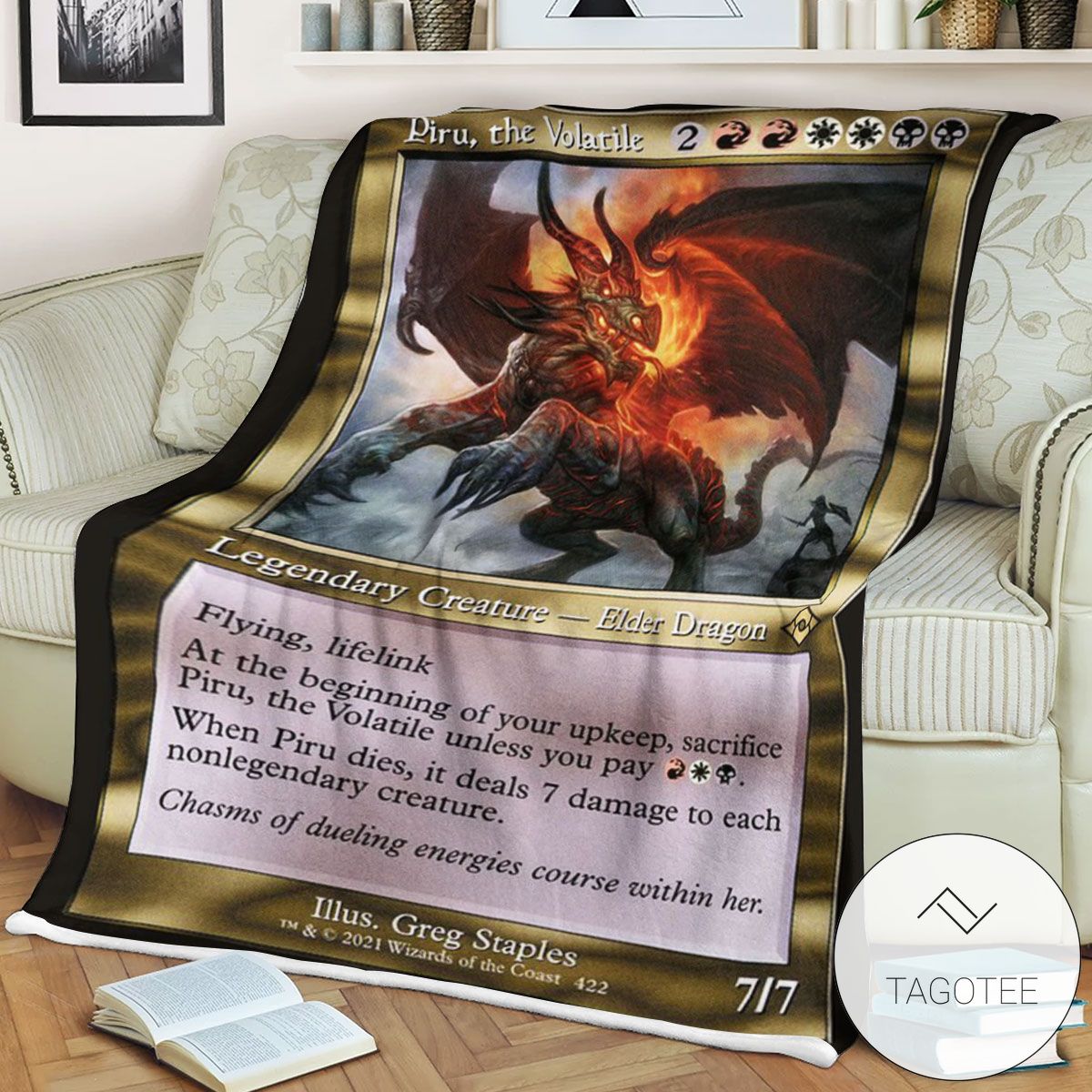 Mh2 422 Piru The Volatile Mtg Game Magic The Gathering Blanket Mh2 422 Piru The Volatile Mtg Game Magic The Gathering Blanket