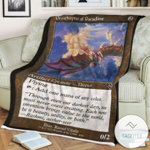 Mh2 430 Ornithopter Of Paradise Mtg Game Magic The Gathering Blanket