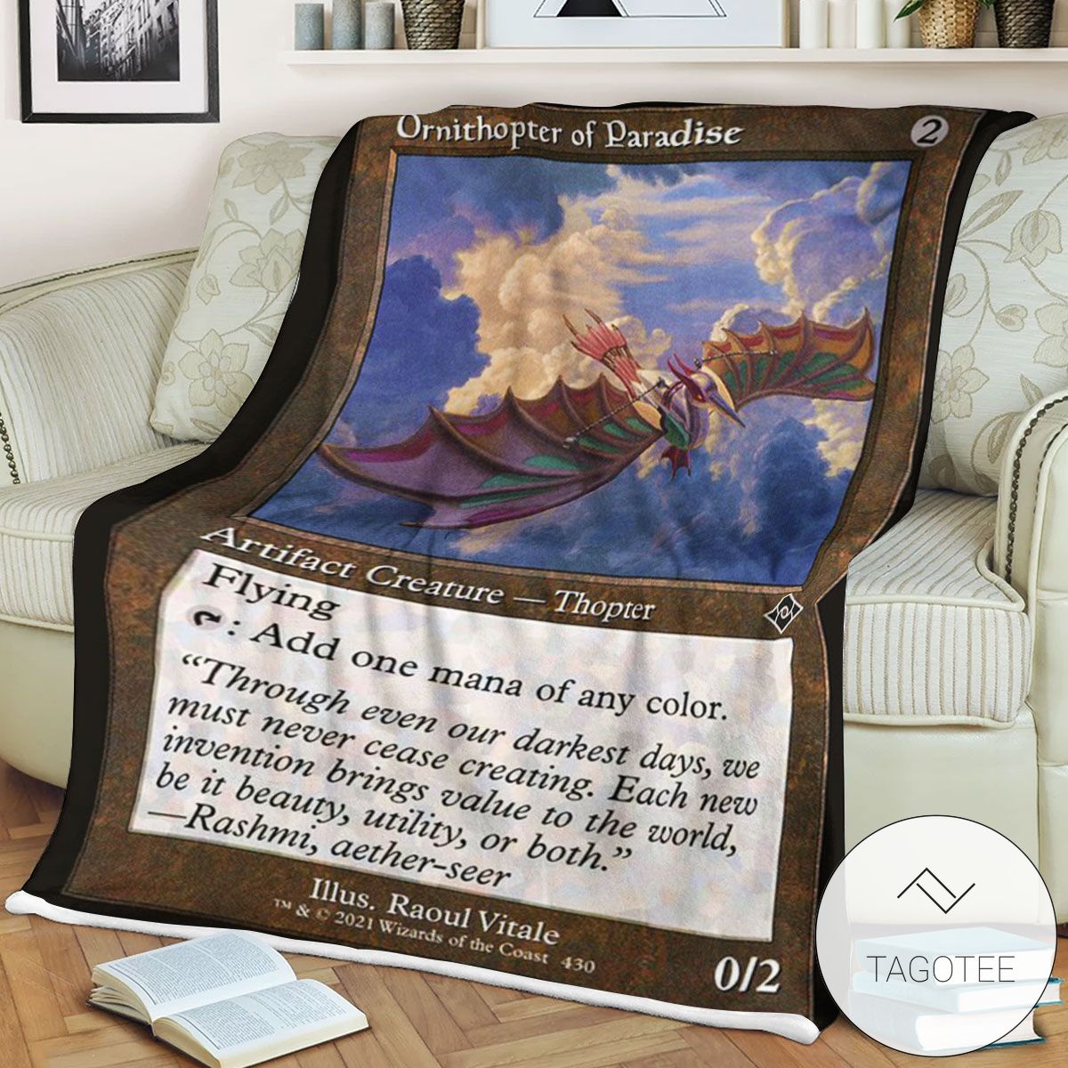 Mh2 430 Ornithopter Of Paradise Mtg Game Magic The Gathering Blanket Mh2 430 Ornithopter Of Paradise Mtg Game Magic The Gathering Blanket