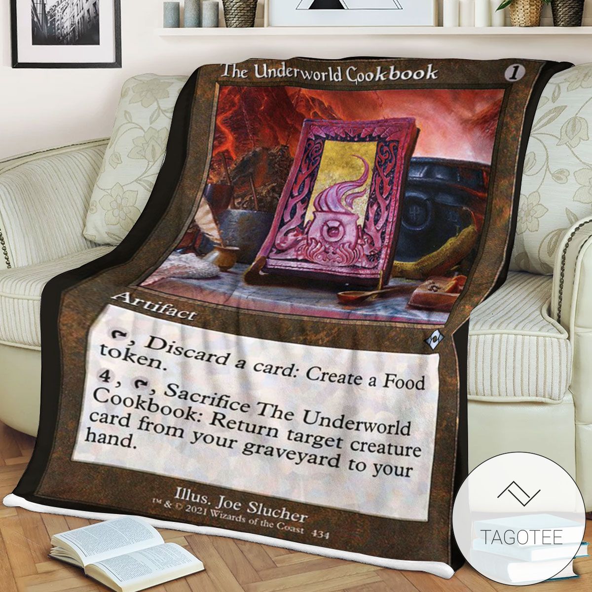 Mh2 434 The Underworld Cookbook Mtg Game Magic The Gathering Blanket Mh2 434 The Underworld Cookbook Mtg Game Magic The Gathering Blanket