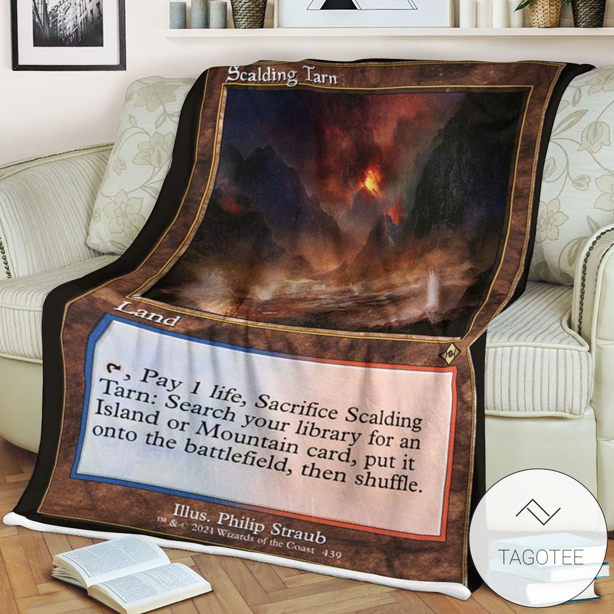 Mh2 439 Scalding Tarn Mtg Game Magic The Gathering Blanket Mh2 439 Scalding Tarn Mtg Game Magic The Gathering Blanket
