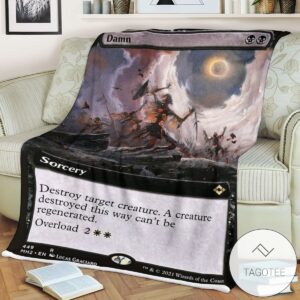 Mh2 449 Damn Mtg Game Magic The Gathering Blanket