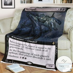 Mh2 451 Necrogoyf Mtg Game Magic The Gathering Blanket