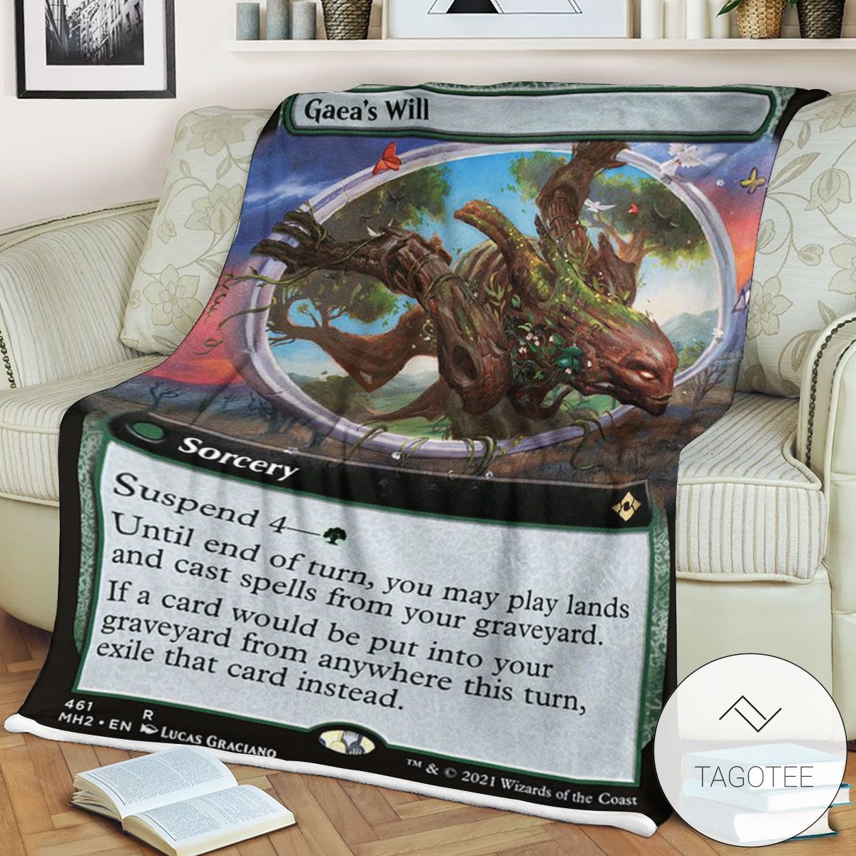 Mh2 461 Gaea S Will Mtg Game Magic The Gathering Blanket Mh2 461 Gaea S Will Mtg Game Magic The Gathering Blanket