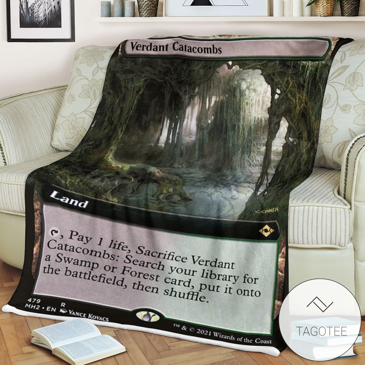 Mh2 479 Verdant Catacombs Mtg Game Magic The Gathering Blanket Mh2 479 Verdant Catacombs Mtg Game Magic The Gathering Blanket