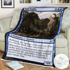 Mh2 48 Junk Winder Mtg Game Magic The Gathering Blanket
