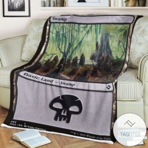 Mh2 485 Swamp Mtg Game Magic The Gathering Blanket