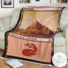 Mh2 487 Mountain Mtg Game Magic The Gathering Blanket