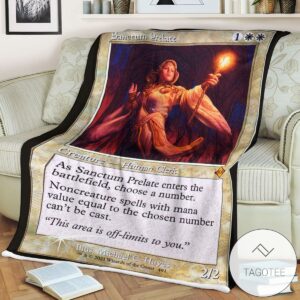 Mh2 491 Sanctum Prelate Mtg Game Magic The Gathering Blanket