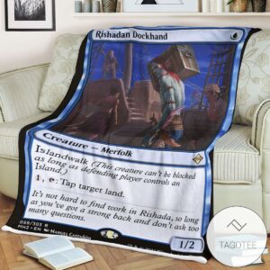 Mh2 59 Rishadan Dockhand Mtg Game Magic The Gathering Blanket