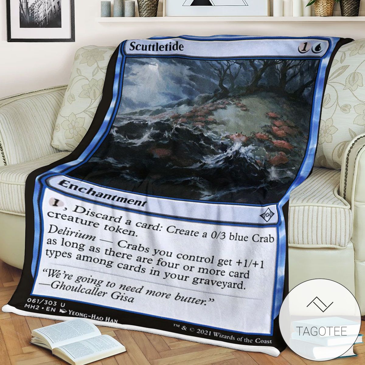 Mh2 61 Scuttletide Mtg Game Magic The Gathering Blanket Mh2 61 Scuttletide Mtg Game Magic The Gathering Blanket