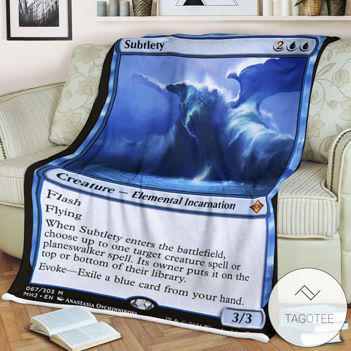 Mh2 67 Subtlety Mtg Game Magic The Gathering Blanket Mh2 67 Subtlety Mtg Game Magic The Gathering Blanket