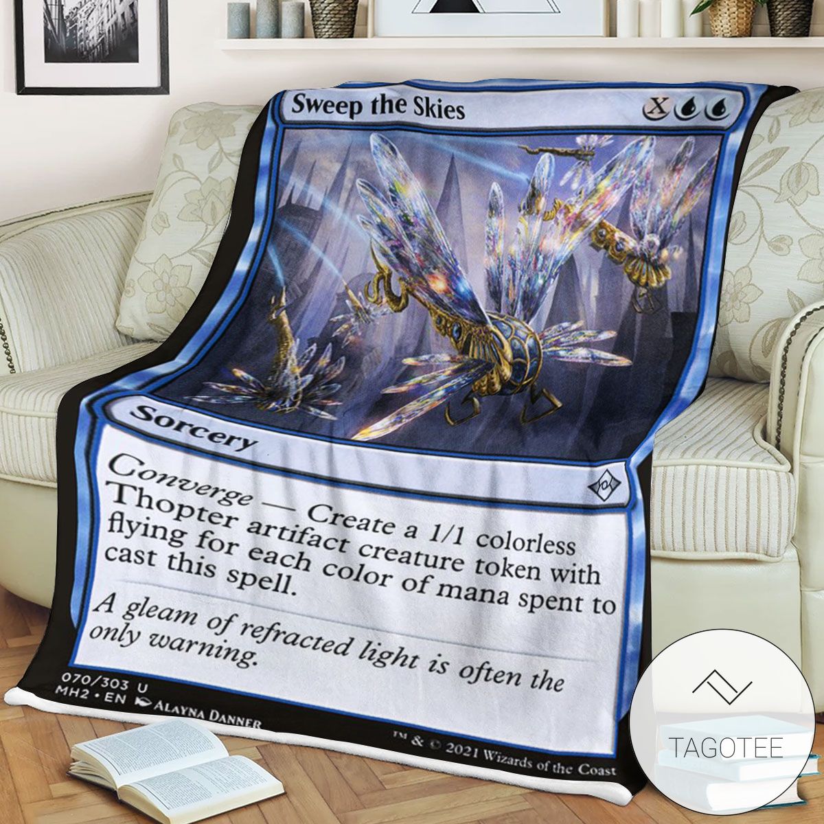 Mh2 70 Sweep The Skies Mtg Game Magic The Gathering Blanket Mh2 70 Sweep The Skies Mtg Game Magic The Gathering Blanket