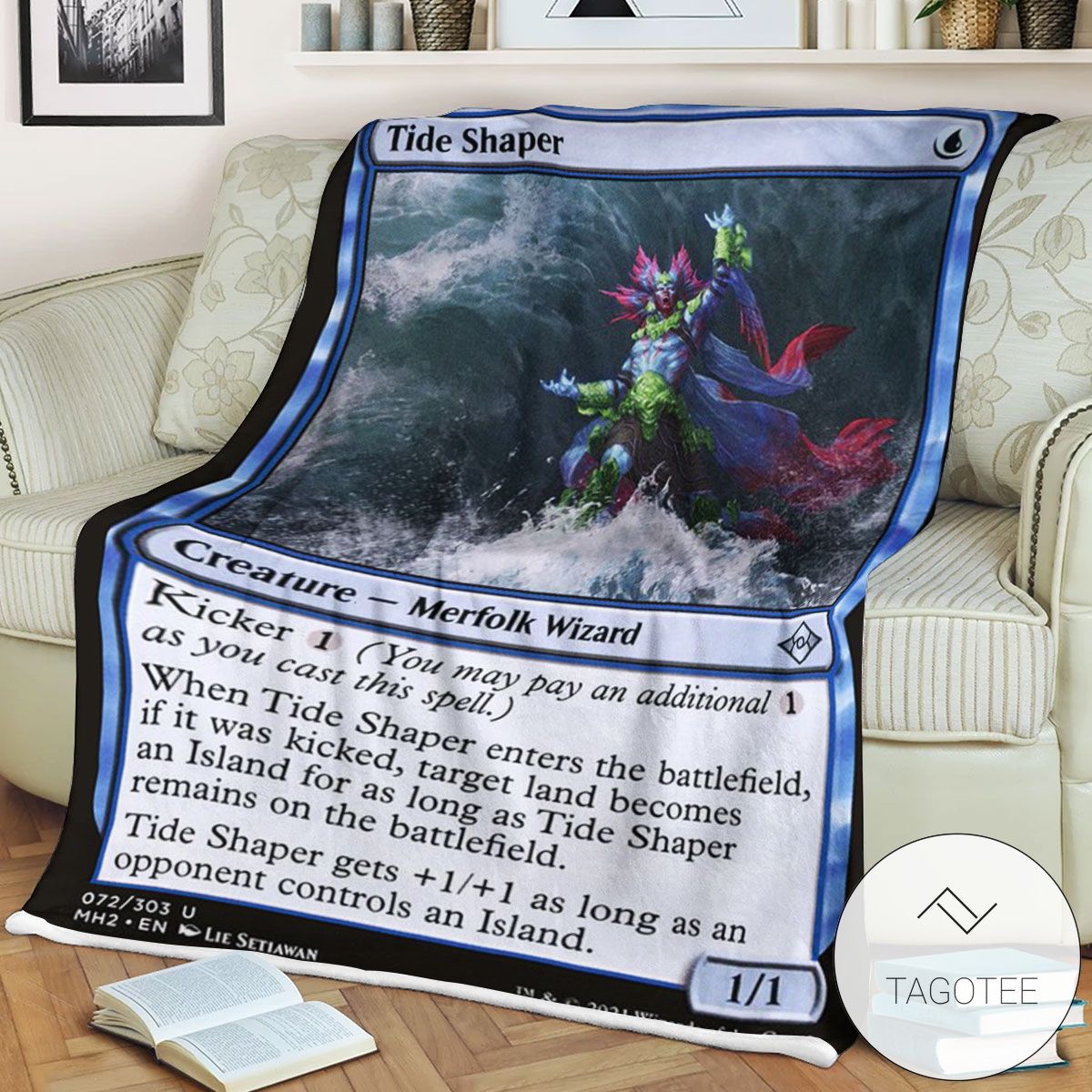 Mh2 72 Tide Shaper Mtg Game Magic The Gathering Blanket Mh2 72 Tide Shaper Mtg Game Magic The Gathering Blanket