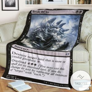 Mh2 77 Break The Ice Mtg Game Magic The Gathering Blanket