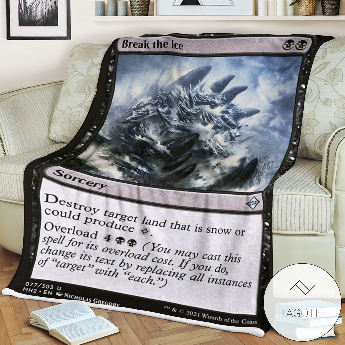 Mh2 77 Break The Ice Mtg Game Magic The Gathering Blanket Mh2 77 Break The Ice Mtg Game Magic The Gathering Blanket