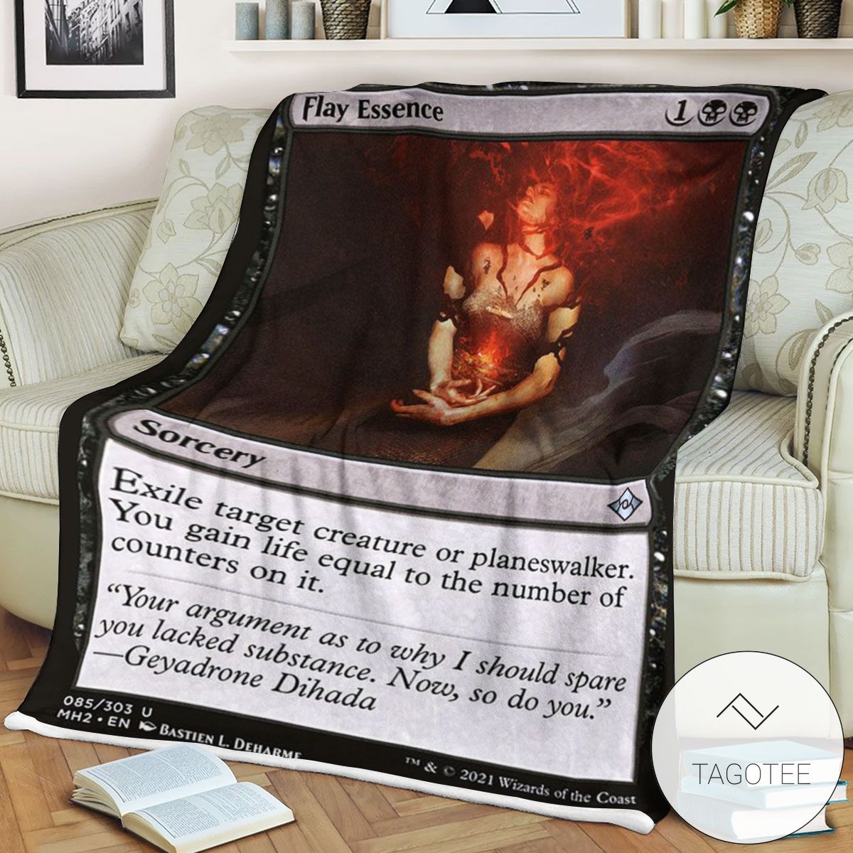 Mh2 85 Flay Essence Mtg Game Magic The Gathering Blanket Mh2 85 Flay Essence Mtg Game Magic The Gathering Blanket