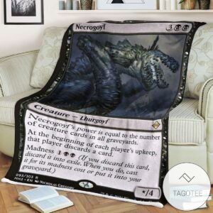 Mh2 93 Necrogoyf Mtg Game Magic The Gathering Blanket