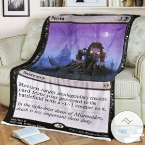 Mh2 96 Persist Mtg Game Magic The Gathering Blanket