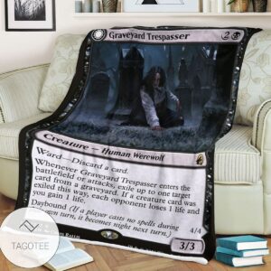 Mid 104 Graveyard Trespasser Mtg Game Magic The Gathering Blanket