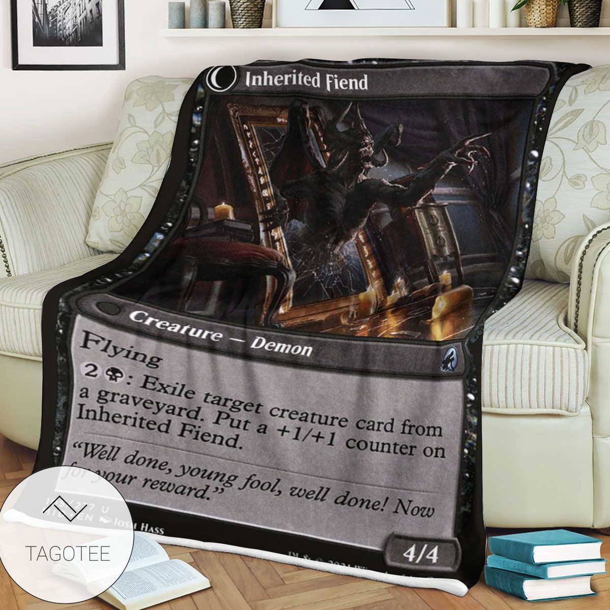 Mid 105 Inherited Fiend Mtg Game Magic The Gathering Blanket Mid 105 Inherited Fiend Mtg Game Magic The Gathering Blanket