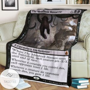 Mid 112 The Meathook Massacre Mtg Game Magic The Gathering Blanket