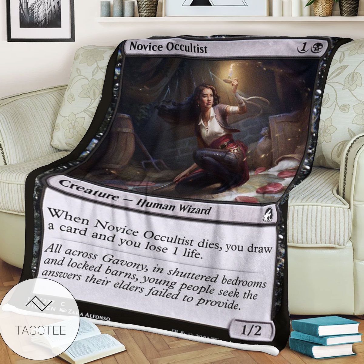 Mid 117 Novice Occultist Mtg Game Magic The Gathering Blanket Mid 117 Novice Occultist Mtg Game Magic The Gathering Blanket