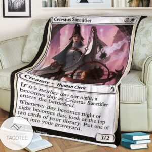 Mid 12 Celestus Sanctifier Mtg Game Magic The Gathering Blanket