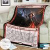 Mid 129 Bloodthirsty Adversary Mtg Game Magic The Gathering Blanket