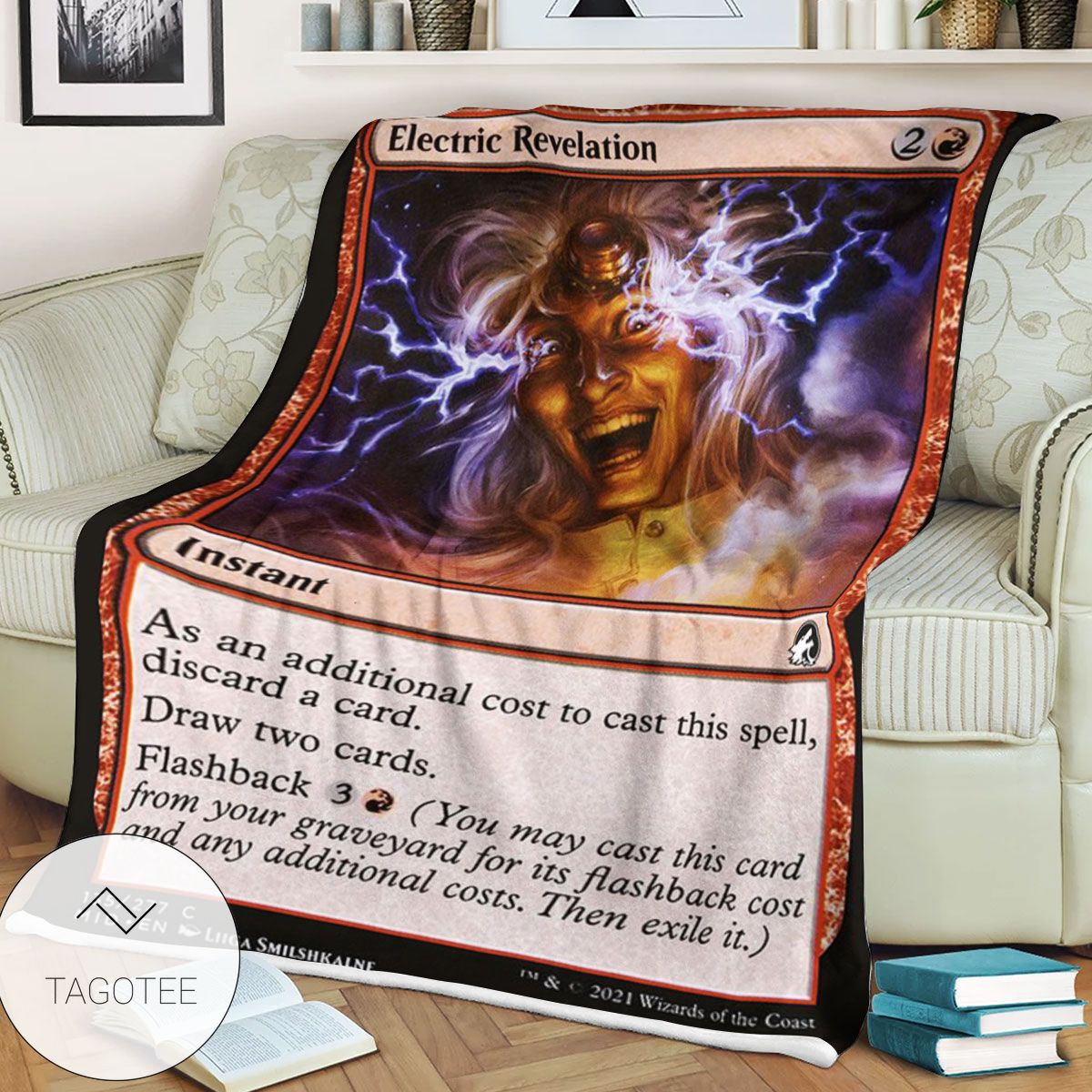 Mid 135 Electric Revelation Mtg Game Magic The Gathering Blanket Mid 135 Electric Revelation Mtg Game Magic The Gathering Blanket