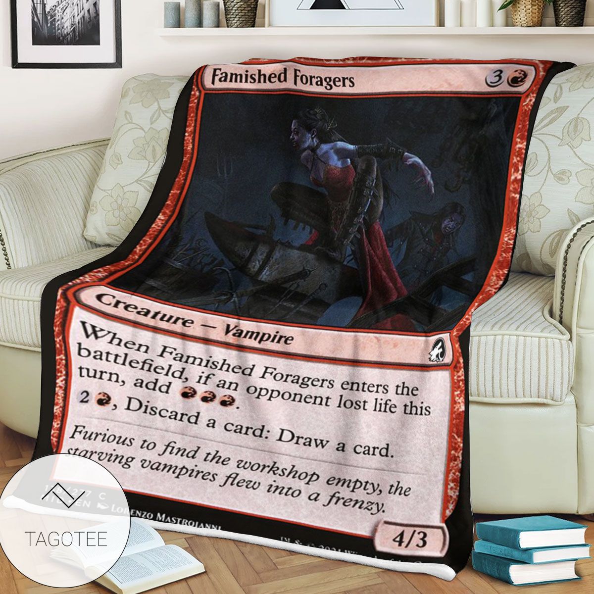 Mid 138 Famished Foragers Mtg Game Magic The Gathering Blanket Mid 138 Famished Foragers Mtg Game Magic The Gathering Blanket