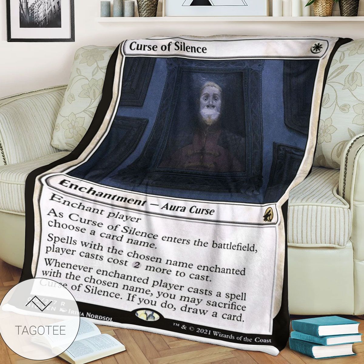 Mid 15 Curse Of Silence Mtg Game Magic The Gathering Blanket Mid 15 Curse Of Silence Mtg Game Magic The Gathering Blanket