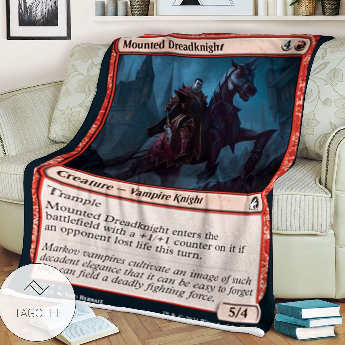 Mid 150 Mounted Dreadknight Mtg Game Magic The Gathering Blanket Mid 150 Mounted Dreadknight Mtg Game Magic The Gathering Blanket
