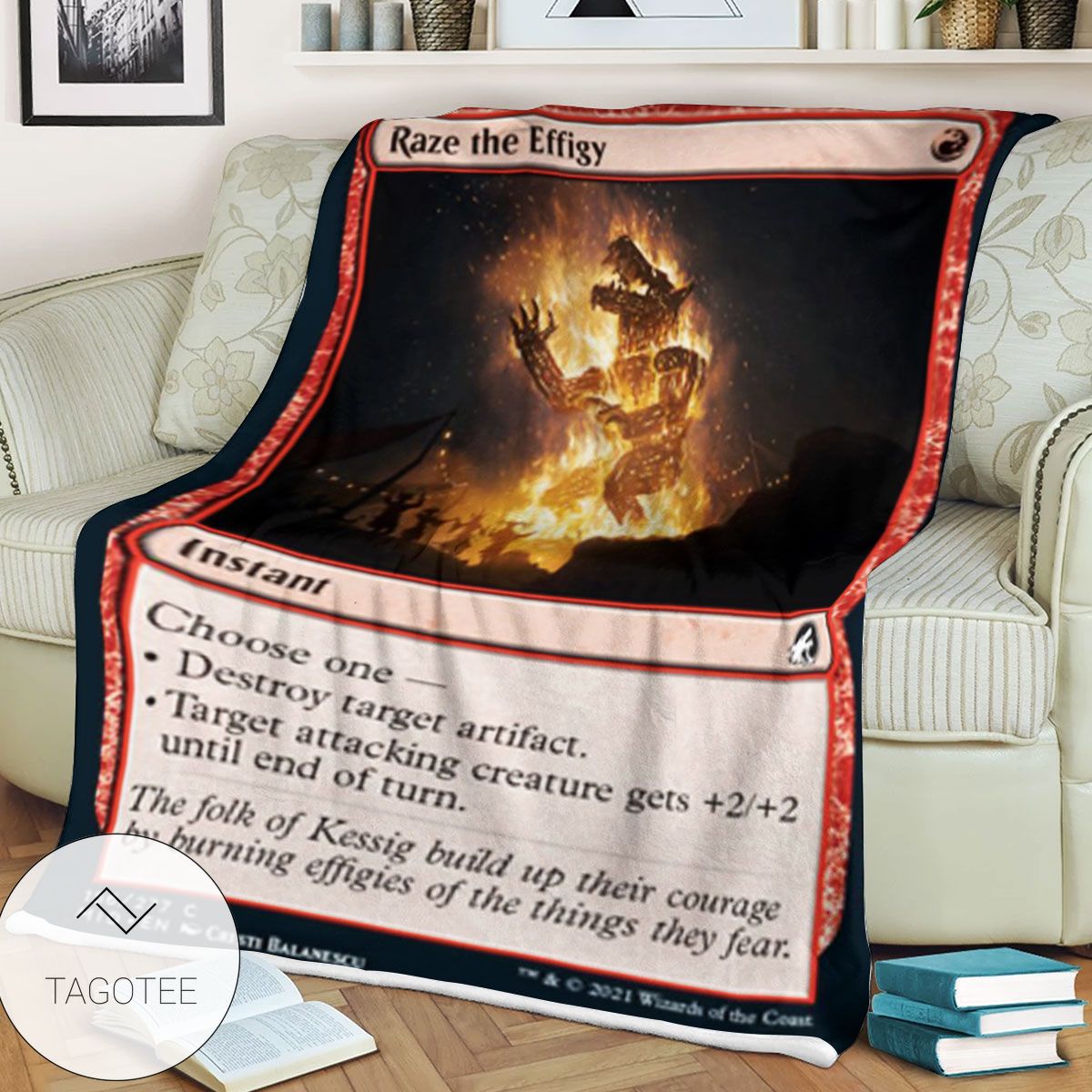 Mid 156 Raze The Effigy Mtg Game Magic The Gathering Blanket Mid 156 Raze The Effigy Mtg Game Magic The Gathering Blanket