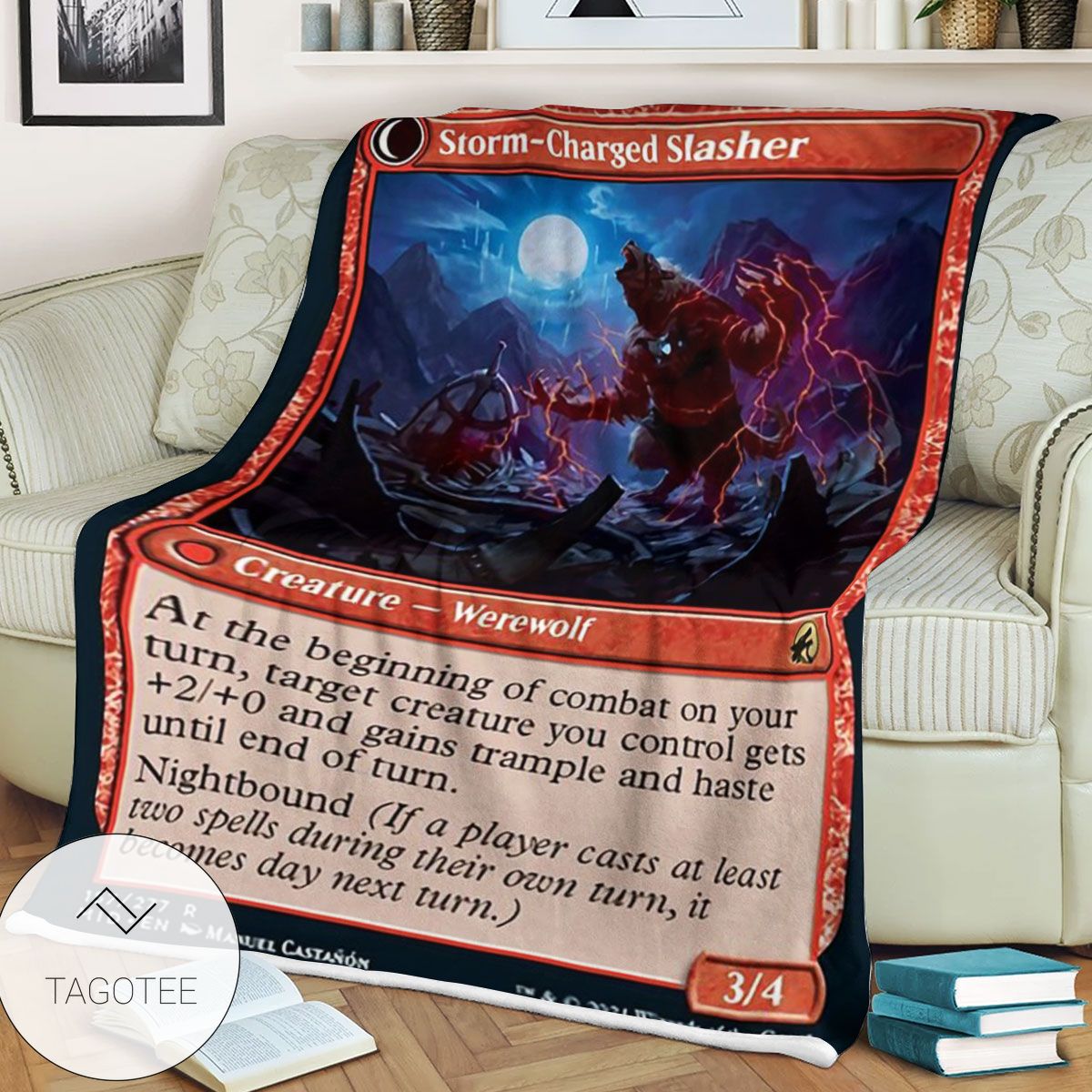 Mid 157 Storm Charged Slasher Mtg Game Magic The Gathering Blanket Mid 157 Storm Charged Slasher Mtg Game Magic The Gathering Blanket