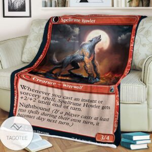 Mid 160 Spellrune Howler Mtg Game Magic The Gathering Blanket