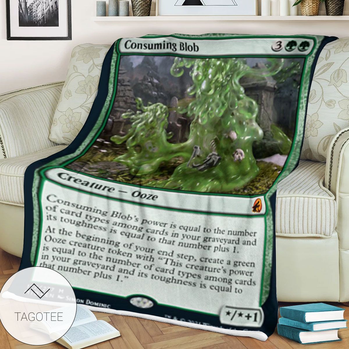 Mid 177 Consuming Blob Mtg Game Magic The Gathering Blanket Mid 177 Consuming Blob Mtg Game Magic The Gathering Blanket