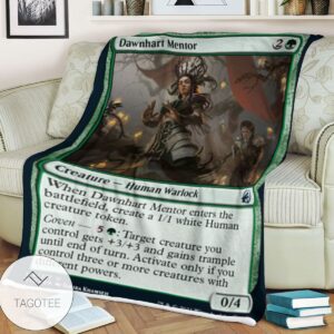 Mid 179 Dawnhart Mentor Mtg Game Magic The Gathering Blanket