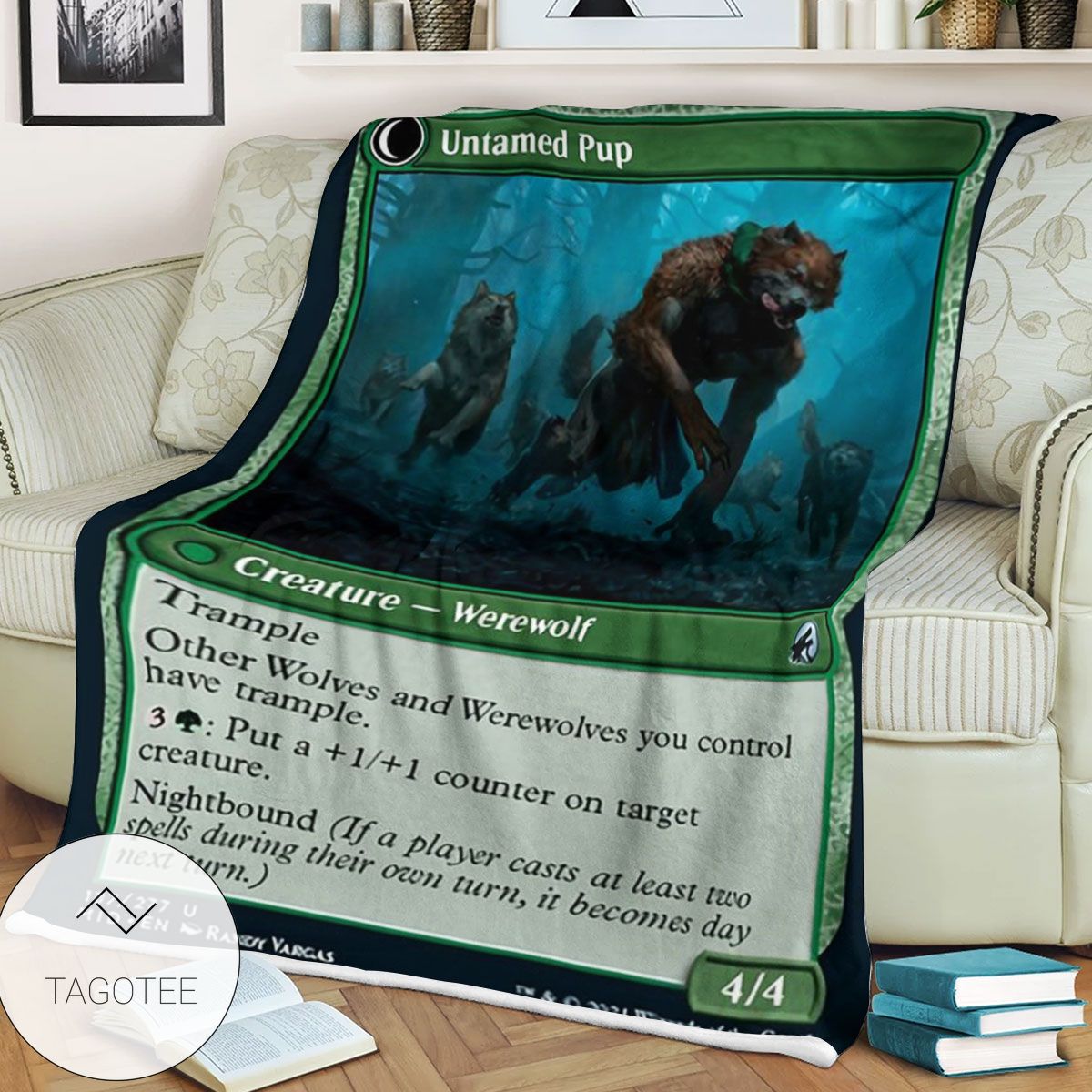 Mid 187 Untamed Pup Mtg Game Magic The Gathering Blanket Mid 187 Untamed Pup Mtg Game Magic The Gathering Blanket