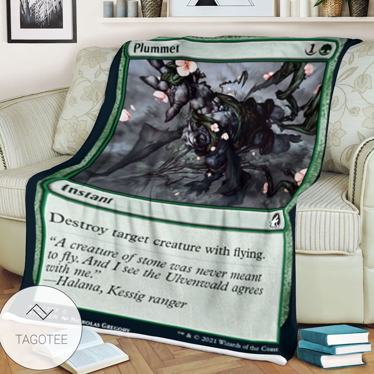 Mid 193 Plummet Mtg Game Magic The Gathering Blanket Mid 193 Plummet Mtg Game Magic The Gathering Blanket