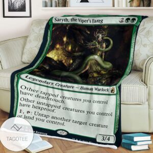 Mid 197 Saryth The Viper S Fang Mtg Game Magic The Gathering Blanket